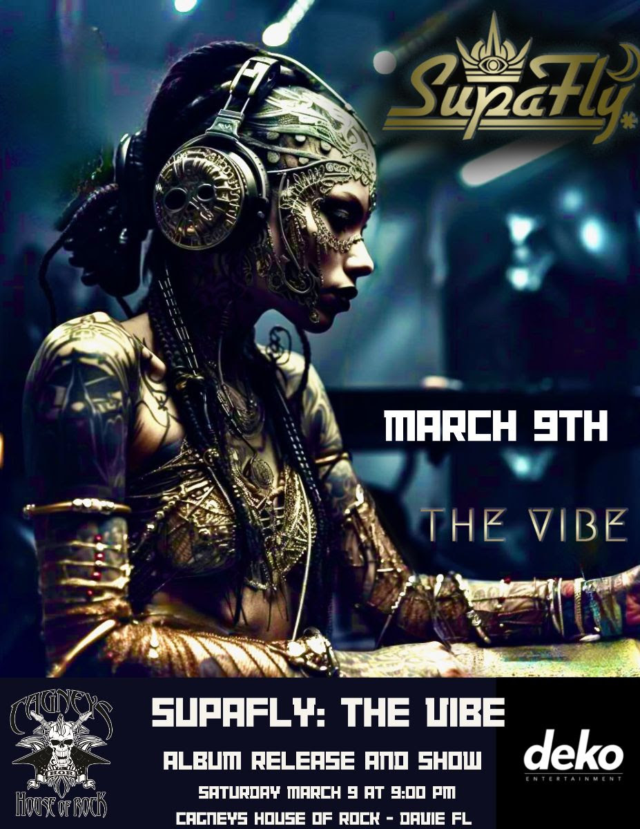 RECORD RELEASE PARTY FOR SUPAFLY – THE VIBE FEATURING RAY WEST OF SPREAD EAGLE CONFIRMED IN FT. LAUDERDALE ON MARCH 9TH